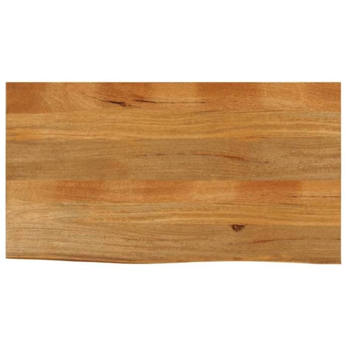SALE 2025Dessus de table à bord vivant 100x60x25cm bois massif manguier1068 Kg 3486