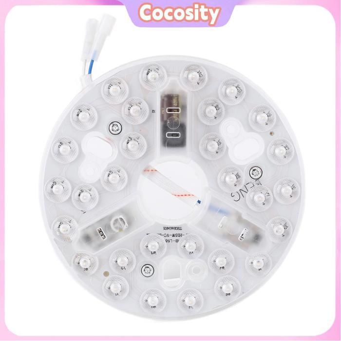 Kit déclairage de ventilateur de plafond LED de 53 pouces de 53 pouces panneau de rénovation 15W 3cct Light avec fonction de - Cocosity
