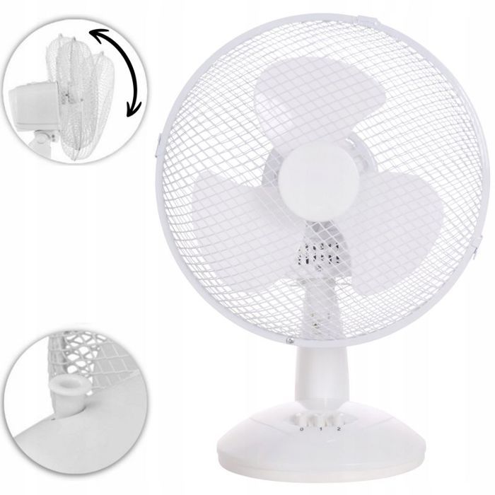 Ventilateur Un VENTILATEUR DE BUREAU 30CM BLANC - Un