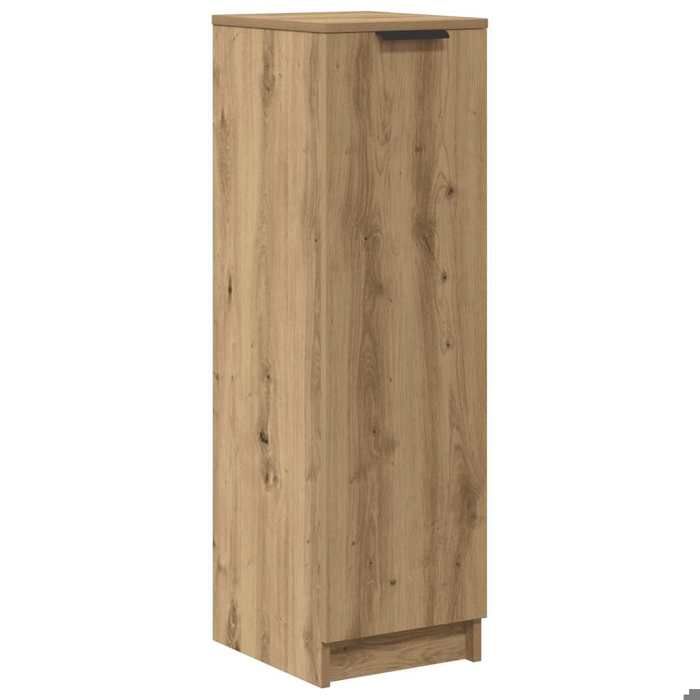 BONNIE®Armoire à chaussures - Rangement spacieux - Décoration pour couloirsalon chêne artisanal Bois dingénierie FR394945