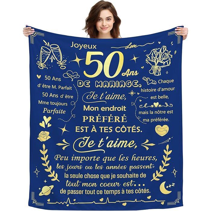 Coffret Cadeau Pour 50 Ans De Mariage