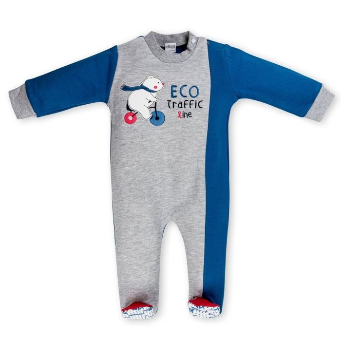 Ellepi Pyjama bébé Sweat-shirt Ours en peluche 9M
