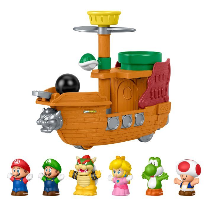 Jouet vaisseau - MATTEL - Vaisseau Super Mario - Couleurs vives - Plastique solide - Dès 18 mois