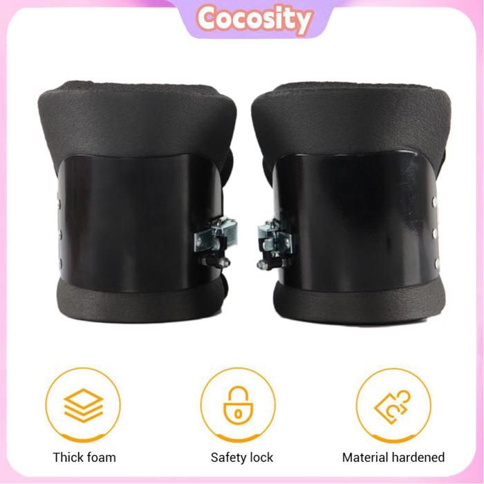 Cocosity Bottes à gravité dinversion 1 Paire De Bottes Dinversion Par Gravité Bottes Suspendues à Enfiler sport haltere Noir