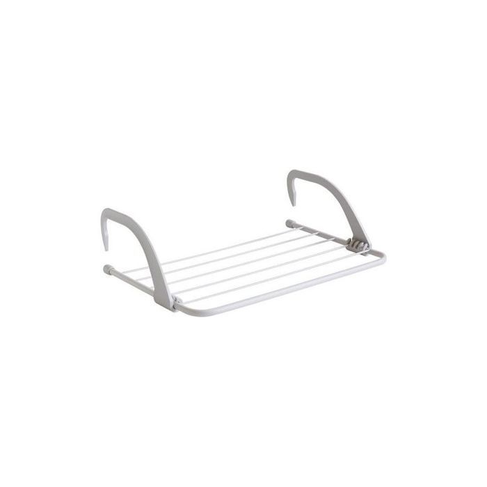 Étendoir À Linge Suspendu - 1 Pièce - Métal Blanc - Grande Capacité - Pour Radiateur Et Balcon - Compact 50x35cm