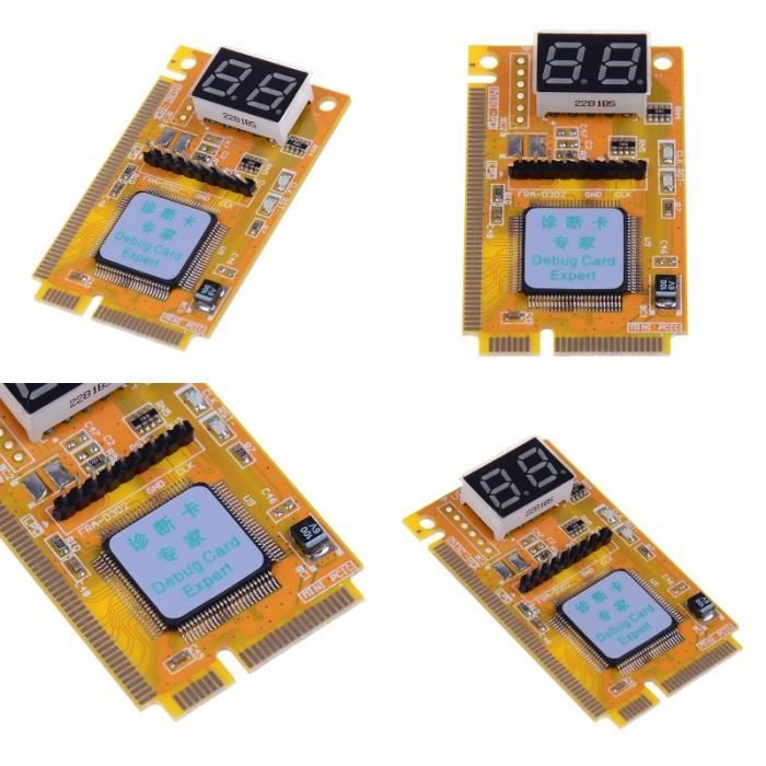 Kit De Diagnostic Pour Carte Mère PC - Waychan - Ports Mini PCI, PCIe, LPC