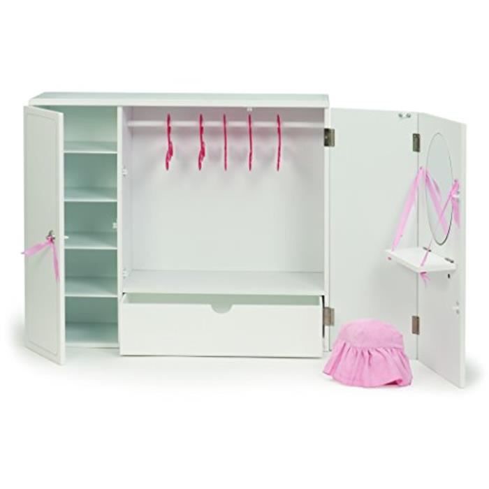 Armoire En Bois Pour Poupee Achat Vente Jeux Et Jouets Pas Chers