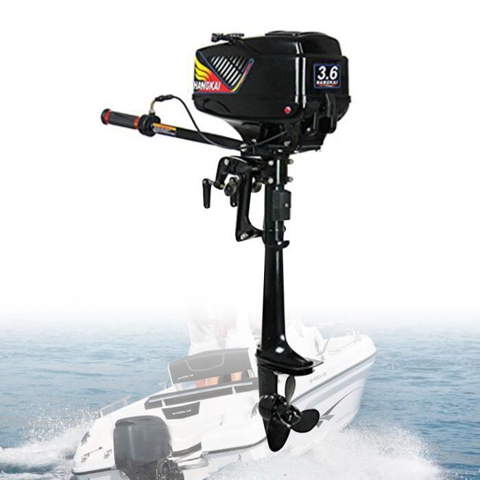 Moteur Hors Bord 3 6hp Pour Bateau Gonflable Moteur A 2 Temps Prix Pas Cher Cdiscount