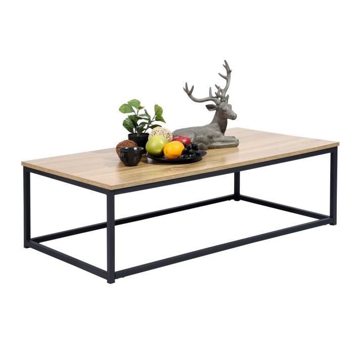 Table Basse Rectangulaire Bois Achat Vente Pas Cher