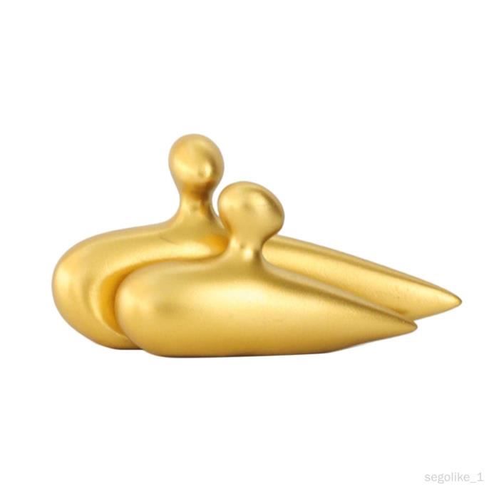 Couple Statue Ornement Oeuvre Moderne Résine Figurines Amant Statues Couple Sculptures pour