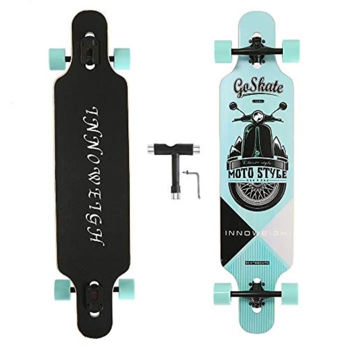 Voiture Electrique MAF4V Planche à roulettes Longboard de 41 pouces à travers le Longboard