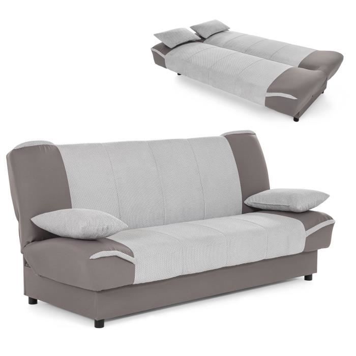 Canape Clic Clac Avec Coffre De Rangement Achat Vente Pas Cher