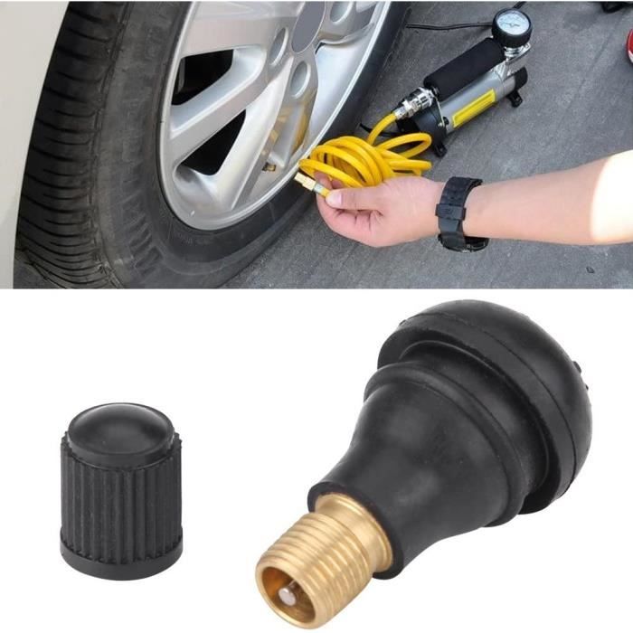 10 Tiges De Valve TR412 Pour Pneu Tubeless VTT – Noir – Cuivre + Caoutchouc