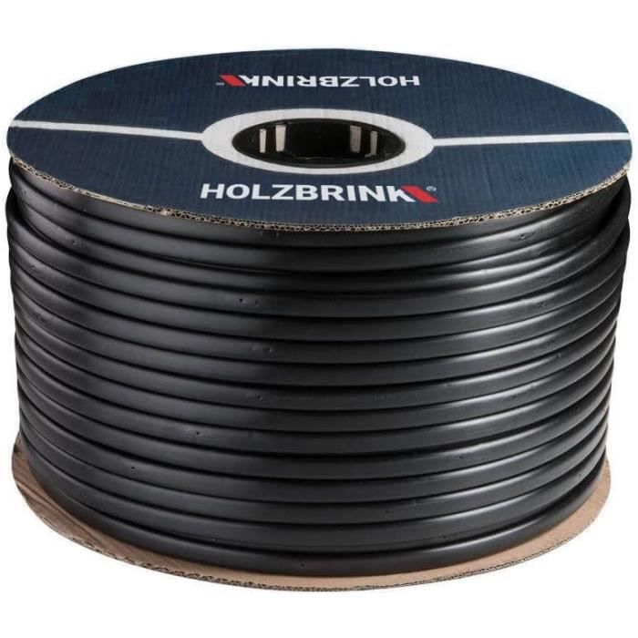 Tuyau Goutte-à-Goutte HOLZBRINK Basic 50 M – 16 Mm (5/8") Autonettoyant, Anti-colmatage, Économie D'Eau 70%