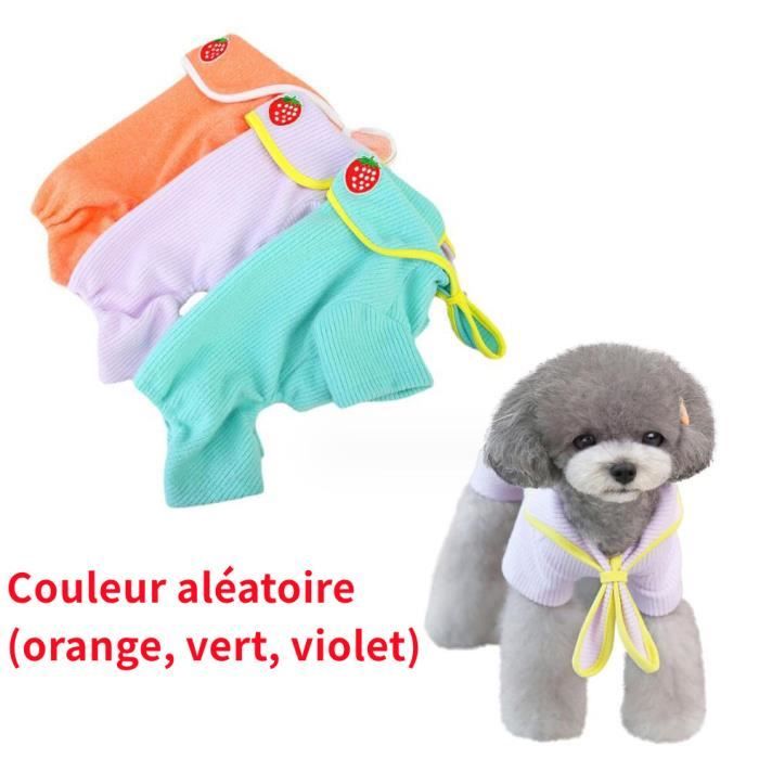 Pull pour chien - Combinaison de pyjama avec cravate de nœud - 4 Jambes - Automne Hiver