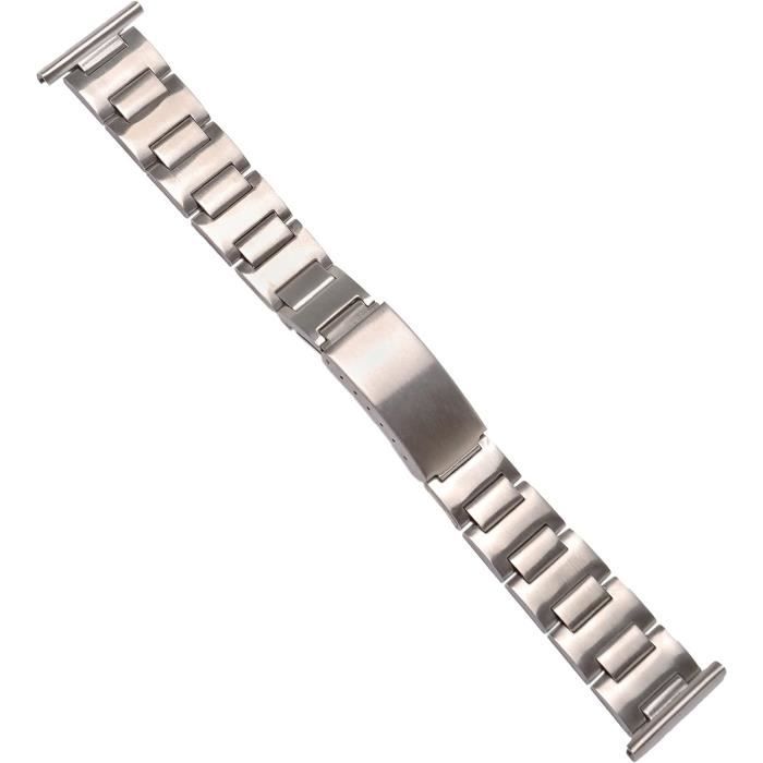 Bracelet De Montre Vintage En Acier Inoxydable Pour Homme 24Mm