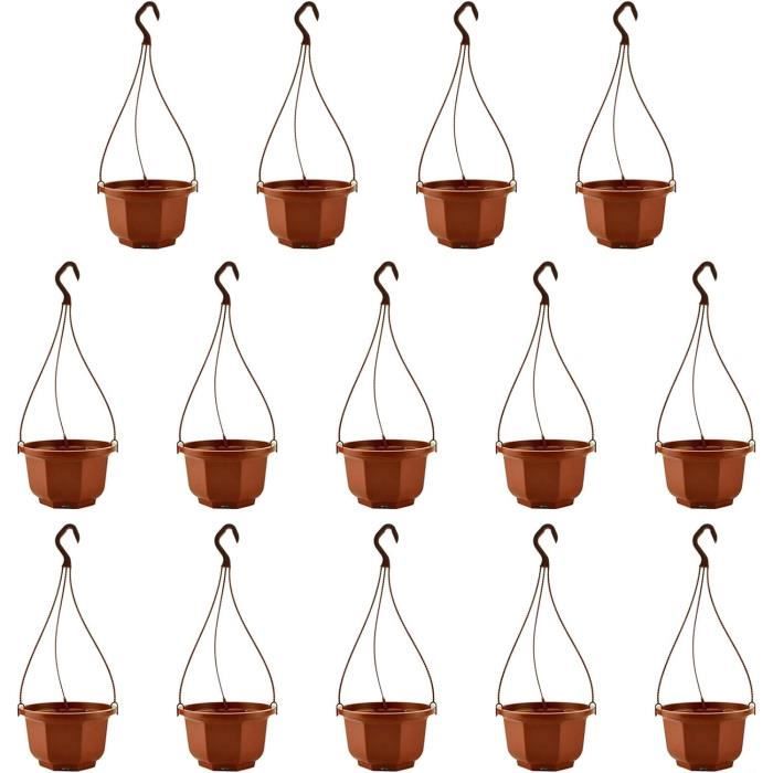 Baderke Lot De 4 Pots De Fleurs à Suspendre Au Mur, Fenêtre