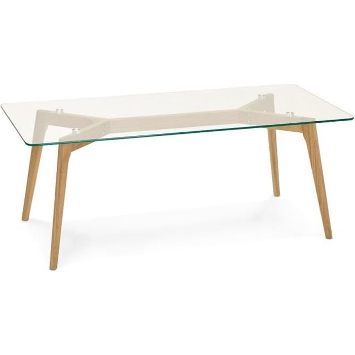 Table Basse Verre Rectangulaire Design