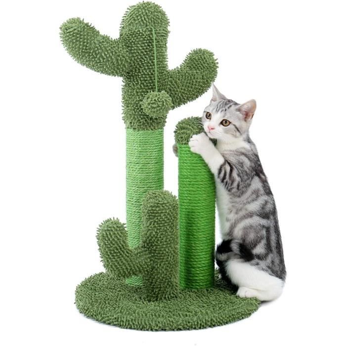Balle à Griffer Avec Queue Remplaçable Pour Chat - Corde Sisal, Interactive - Pour Arbre à Chat, Jeu Et Repos
