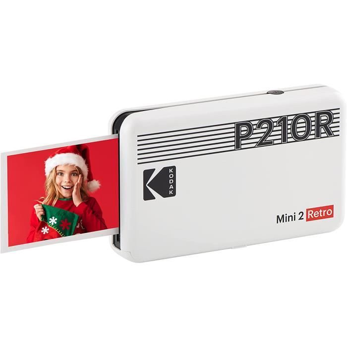 Imprimante Photo Kodak Mini 2 - Pour Smartphone, Avec 2 Cartouches, Occasion