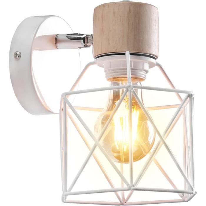 Lot De Deux Appliques Murales Industrielles, Lampes Murales De Ferme