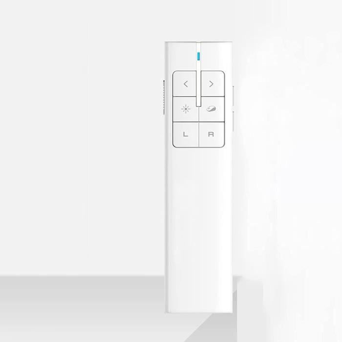 Télécommande PowerPoint USB 2 En 1 Avec Pointeur Laser - Contrôle Présentation, Volume, Liens - Compatible PC, Mac, IPad
