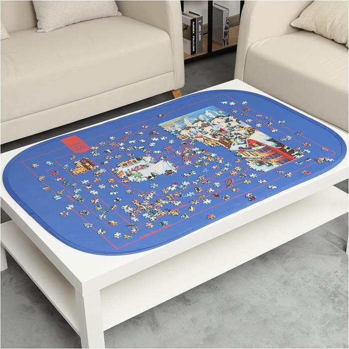 HXMARS Foldable Jigsaw Puzzle Board: Grand Tapis de Puzzle