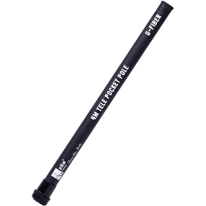 Canne à Pêche Télescopique Zite Fishing 4m Ultra-Compacte – Idéale Enfants & Débutants, Format Poche Avec Sac + 5 Montages Prêts 0.5-2g