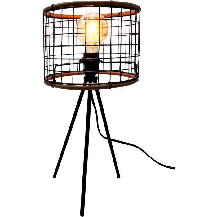 Lampe sur pied pivotante en métal Lin