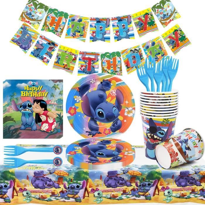 Pack 6 Ballons Lilo & Stitch Rose Pour Anniversaire 6 Ans - Décoration Fête Fille Enfant - 10 Pièces