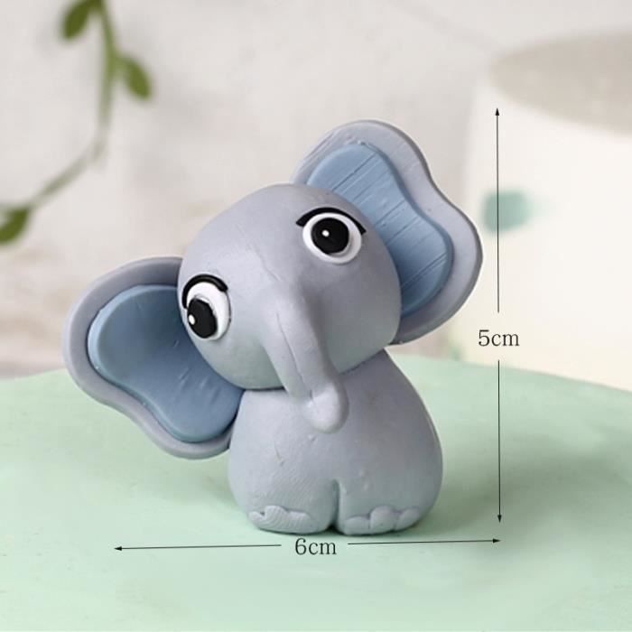 24 Pièces Décoration De Gâteau - D'animaux De La Forêt Et De La Jungle Pour Petit Gâteau Et Anniversaire