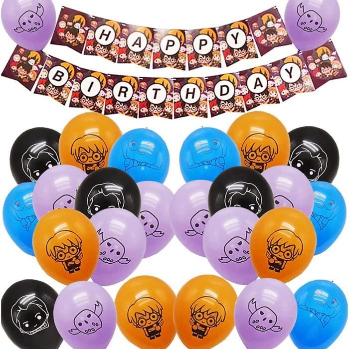 P Wt Wizard Theme Banderole Harry Potter Pour Happy Birthday Decoration De Fete Pour Anniversaire D Enfant Decoration De Fete A Th Cdiscount Maison
