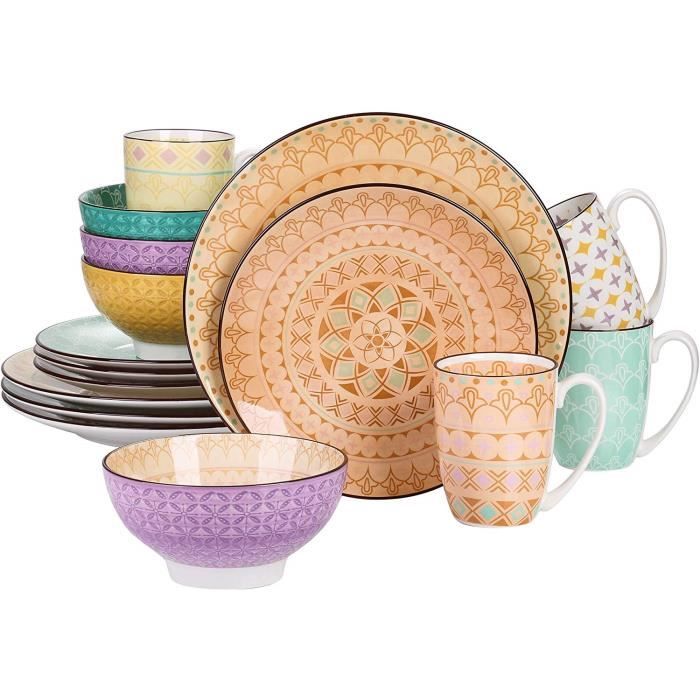 Assiette creuse - Ritzenhoff & Breker - Doppio Circle - 27 cm - Set de