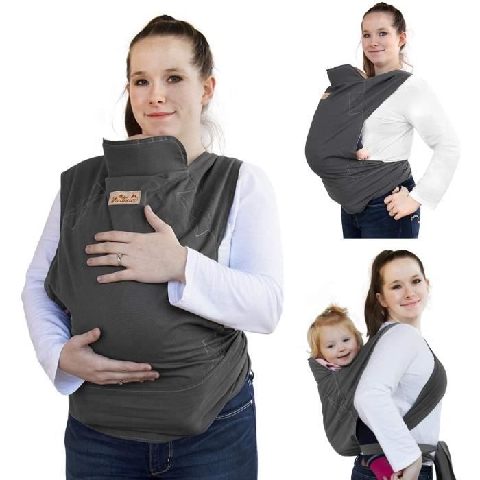 Porte Bébé écharpe, Enveloppant Ergonomique Porte Bébé en Coton, Porte Bébé  Randonnée, Léger et Respirant, Réglable, pour Nouveau-né Petit Enfant de 4  à 36 Mois (20 kg) Bleu : : Bébé et Puériculture