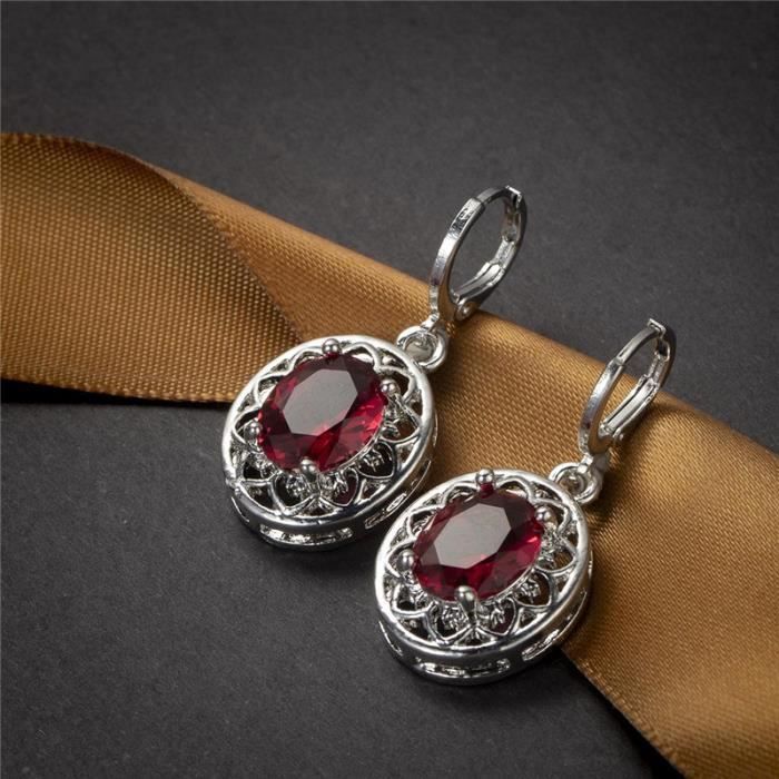 Boucles D'oreilles Créoles Vert Pomme Avec Zirconiums - Acier Inoxydable Vintage - Neuf Avec étiquettes