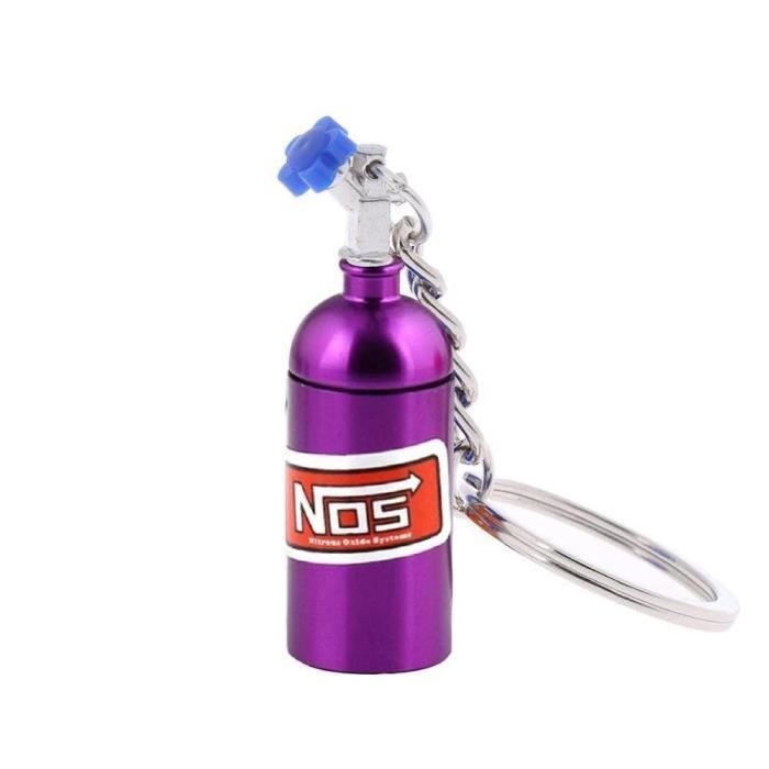 Porte-clés Tétine Bouteille Schnulli - Métal Argenté - Accessoire Rigolo