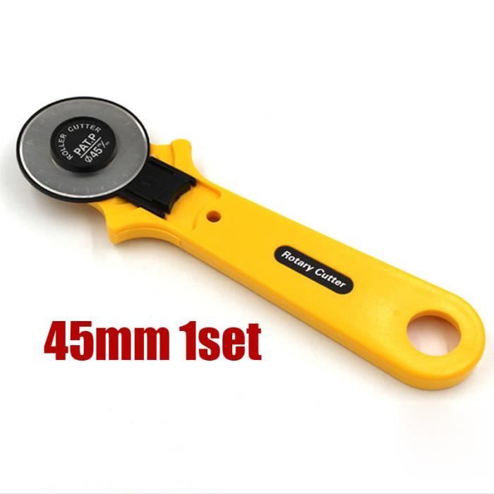 Cutter rotatif couleur 45mm Couteau rotatif , lame de coupe circulaire