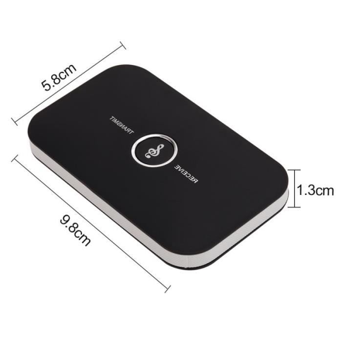 Adaptateur Bluetooth 5.0 Pour Voiture - Récepteur AUX Avec Micro, Autonomie 15h, Double Appareil