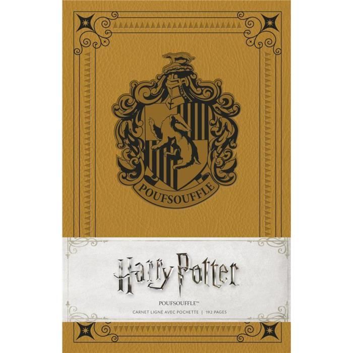 Livre - Harry Potter ; Poufsouffle ; carnet ligné avec pochette - Cdiscount  Beaux-Arts et Loisirs créatifs
