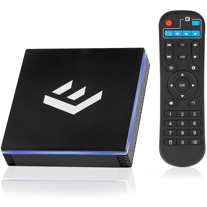 EROMMY Android 9.0 TV Box 4 64G 2021 Nouveau Smart TV Box 4K HDR amlior
