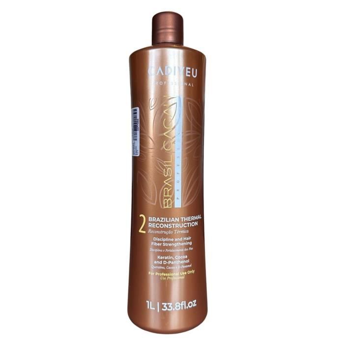 Lissage bresilien Brazilian Thermal Reconstruction N 2 Brasil Cacau 1 L Cdiscount Au quotidien