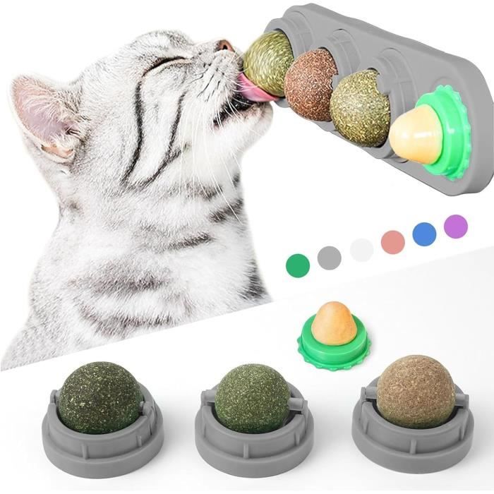 Jouets Pour Chat Avec Herbe à Chat - Lot De 4 Peluches Bruissantes Pour Stimuler Et Amuser Votre Chat