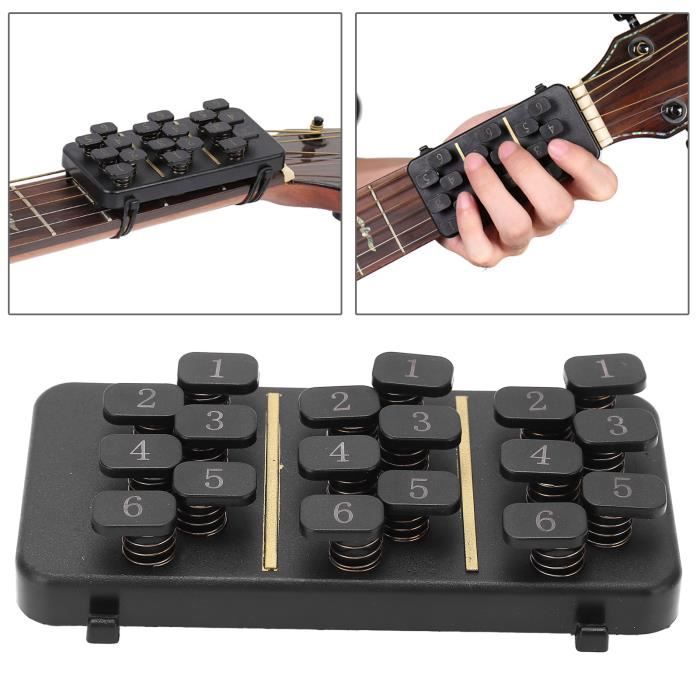 Cuque système d'apprentissage d'aide à la guitare Guitar Chord Changer Tool Set Aide Système d'apprentissage Instrument de