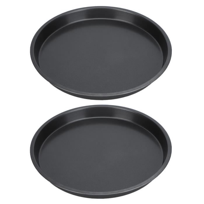 Plateau à Pizza Perforé 28cm Acier Carbone Antiadhésif - Cuisson Parfaite Et Démoulage Facile