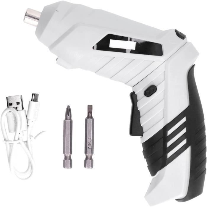 Tournevis Électrique Sans Fil 6,8V - Rechargeable USB - Mini Perceuse Magnétique - Idéal Bricolage Maison