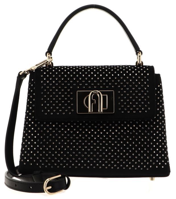 FURLA Sac à main noir pour femme - 1927 Mini Top Handle Bag XS Nero 246121 FURLA Sac à main noir pour femme - 1927 Mini Top Handle Bag XS Nero 246121