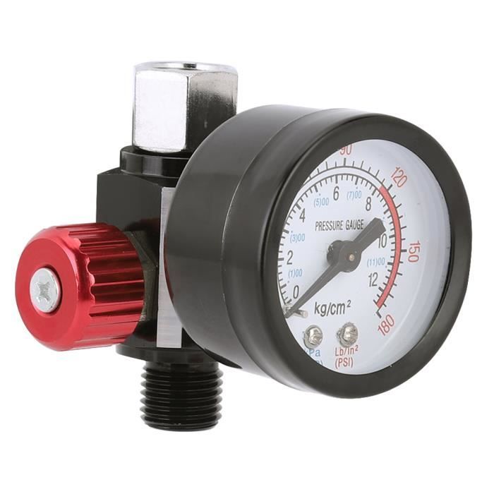 GABRIELLE Filtre Régulateur 1/4 Régulateur De Pression D'Air, Séparateur Eau -Huile, Régulateur De Pression D'air Pour Compresseur Et Outils à Air