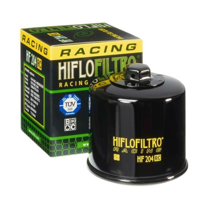 Filtre à huile Hiflofiltro pour moto HF204RC