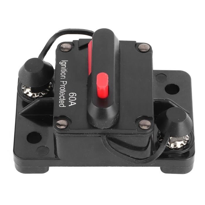 Disjoncteur étanche Auto-réarmable 120A - 12-48V DC, Avec Bouton Reset/kill Switch