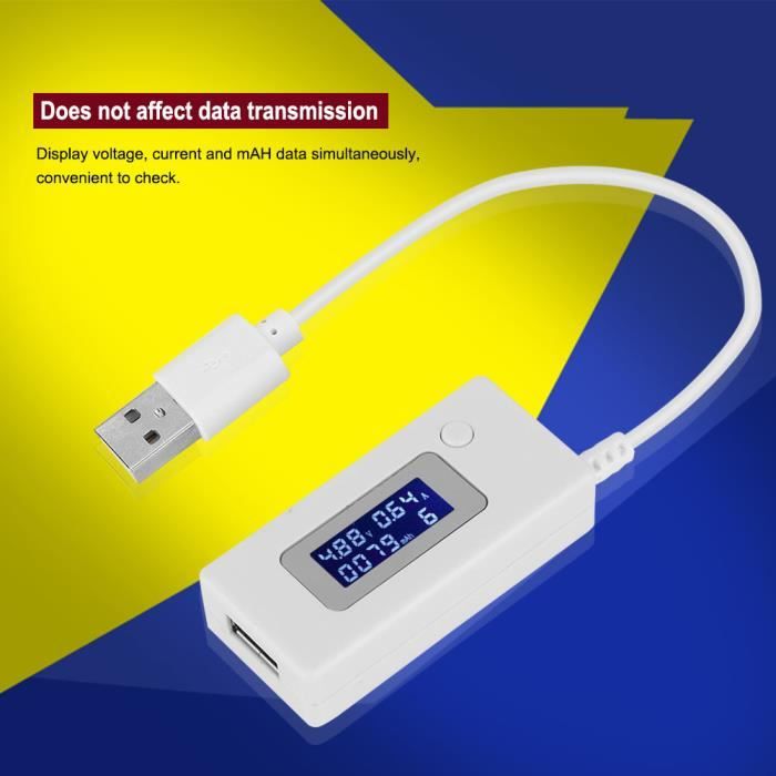 Testeur USB - Mesure Tension Et Courant Avec Compensation De Données - Petit Outil Pratique Pour électronique